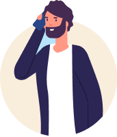 Man calling over phone