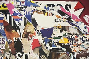 poster being used as a hiding spot for drugs